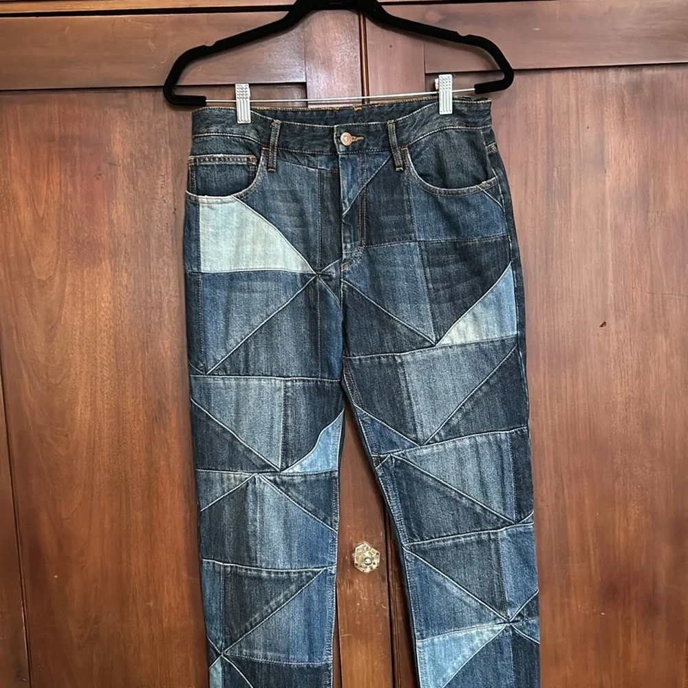 Designer Patchwork Jeans S - Picture 2 of 13